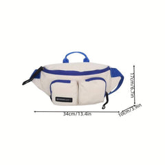 Canvas Crossbody Bag Outdoor Travel Chest Purse Fanny Pack