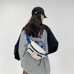 Canvas Crossbody Bag Outdoor Travel Chest Purse Fanny Pack