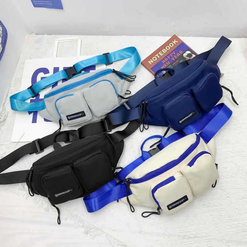Canvas Crossbody Bag Outdoor Travel Chest Purse Fanny Pack