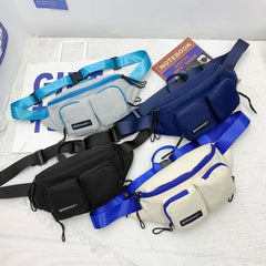 Canvas Crossbody Bag Outdoor Travel Chest Purse Fanny Pack