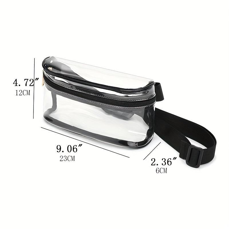 Clear PVC Waterproof Waist Bag for Beach & Swimming