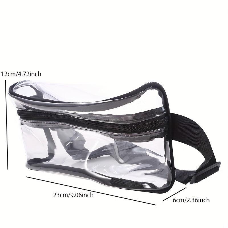 Clear PVC Waterproof Waist Bag for Beach & Swimming