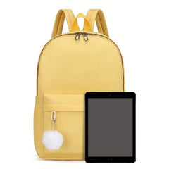 Casual Macaron Backpack Large Capacity Travel Bag