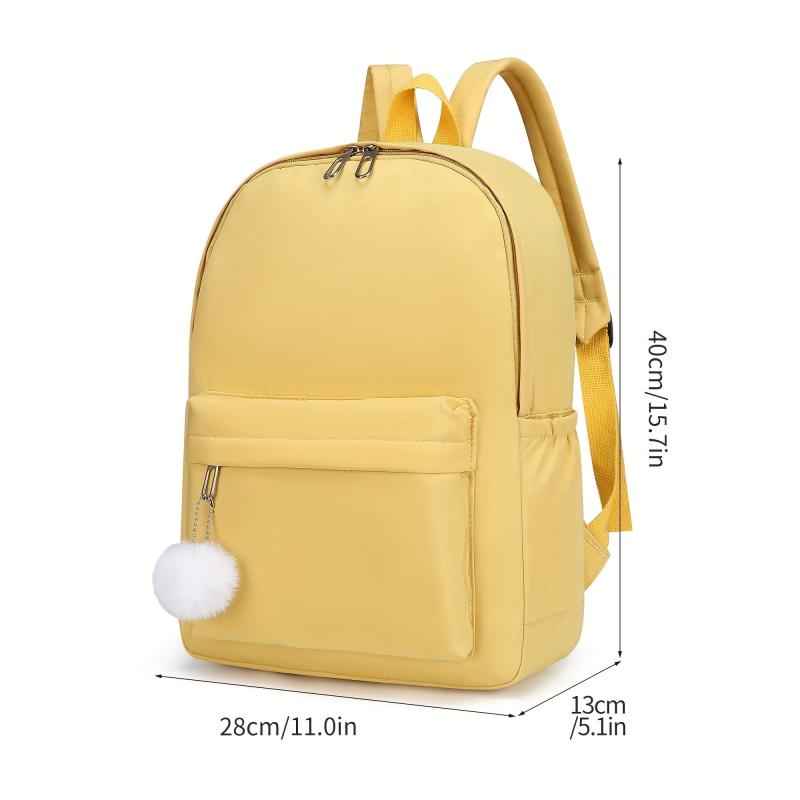 Casual Macaron Backpack Large Capacity Travel Bag