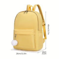 Casual Macaron Backpack Large Capacity Travel Bag