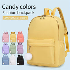 Casual Macaron Backpack Large Capacity Travel Bag