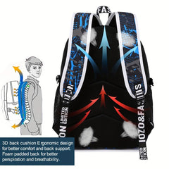 Cartoon Luminous Backpack Casual Durable Backpack