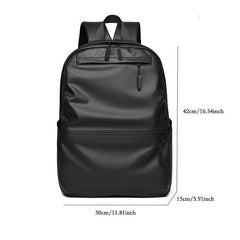 Men's Laptop Backpack 18L Slim Waterproof Travel Bag with USB Charging Port