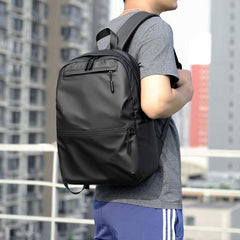 Men's Laptop Backpack 18L Slim Waterproof Travel Bag with USB Charging Port