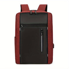 Men's Business Backpack USB Charging Large Capacity Travel Laptop Bag