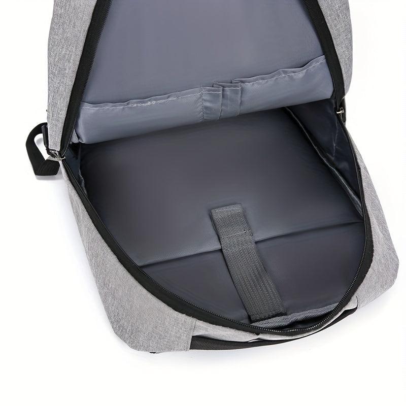Men's Business Backpack USB Charging Large Capacity Travel Laptop Bag