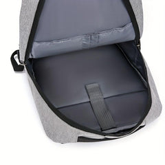 Men's Business Backpack USB Charging Large Capacity Travel Laptop Bag
