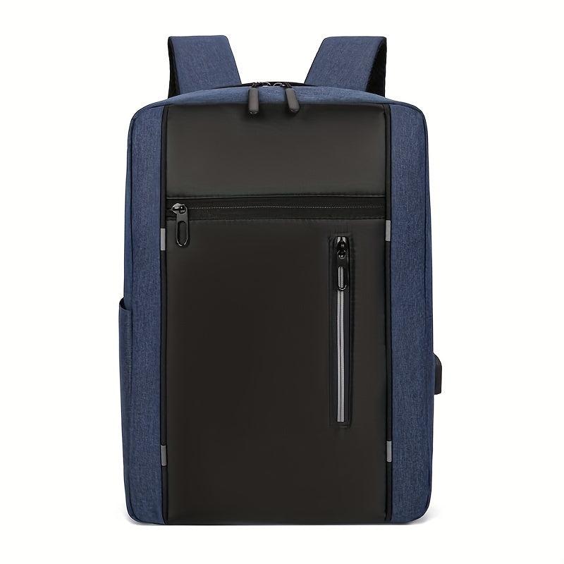 Men's Business Backpack USB Charging Large Capacity Travel Laptop Bag