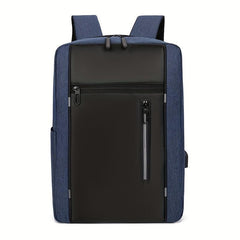 Men's Business Backpack USB Charging Large Capacity Travel Laptop Bag