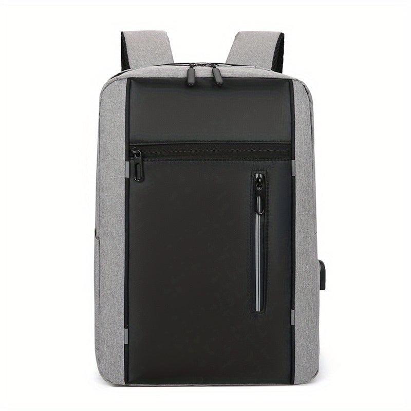 Men's Business Backpack USB Charging Large Capacity Travel Laptop Bag