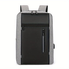 Men's Business Backpack USB Charging Large Capacity Travel Laptop Bag