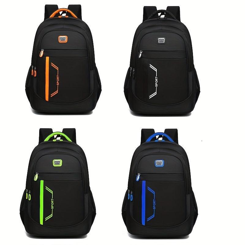 Large Capacity Backpack Student Schoolbags Outdoor Sports Zipper Bag