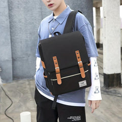 3pc Men's Casual Backpack School Bag Crossbody Bag Set