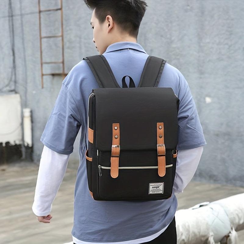 3pc Men's Casual Backpack School Bag Crossbody Bag Set