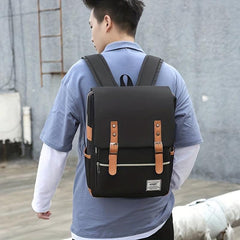3pc Men's Casual Backpack School Bag Crossbody Bag Set