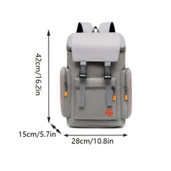 Large Capacity Nylon Backpack for Travel and Commuting