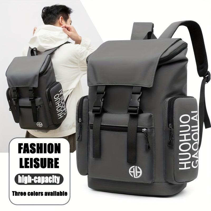 Large Capacity Nylon Backpack for Travel and Commuting