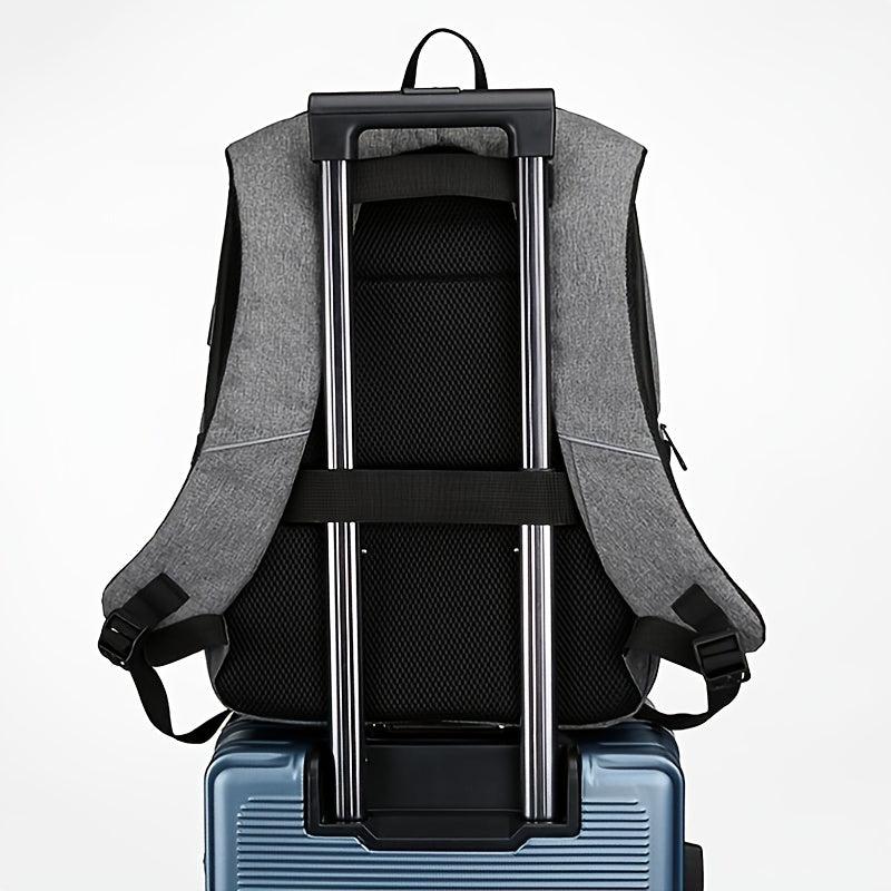Men's Anti-theft Laptop Backpack Large Capacity USB Charging Business Bag