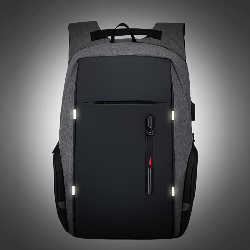 Men's Anti-theft Laptop Backpack Large Capacity USB Charging Business Bag