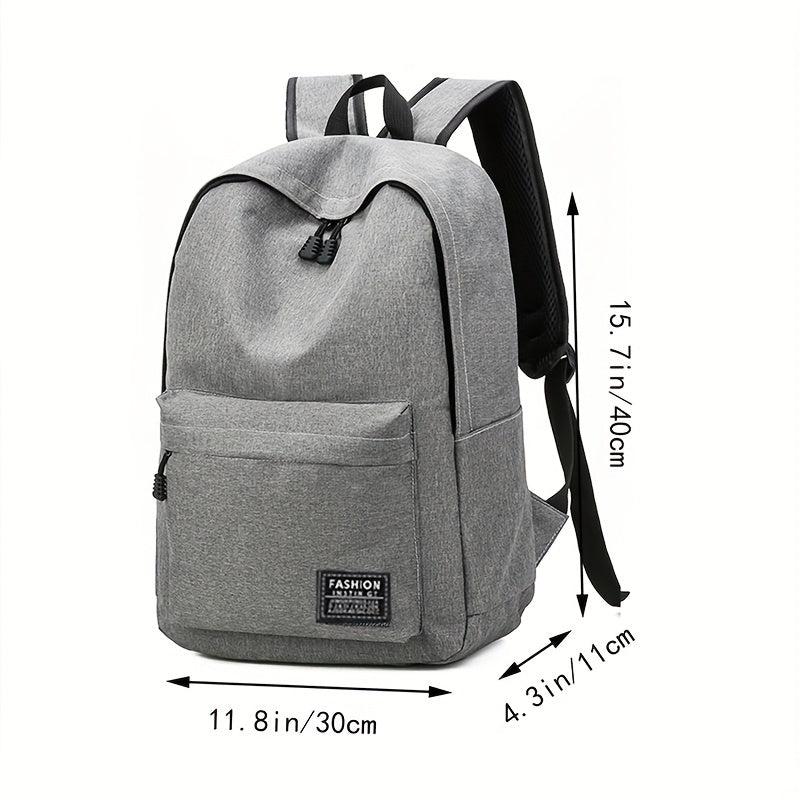 Casual Canvas Backpack Large Capacity School Bag