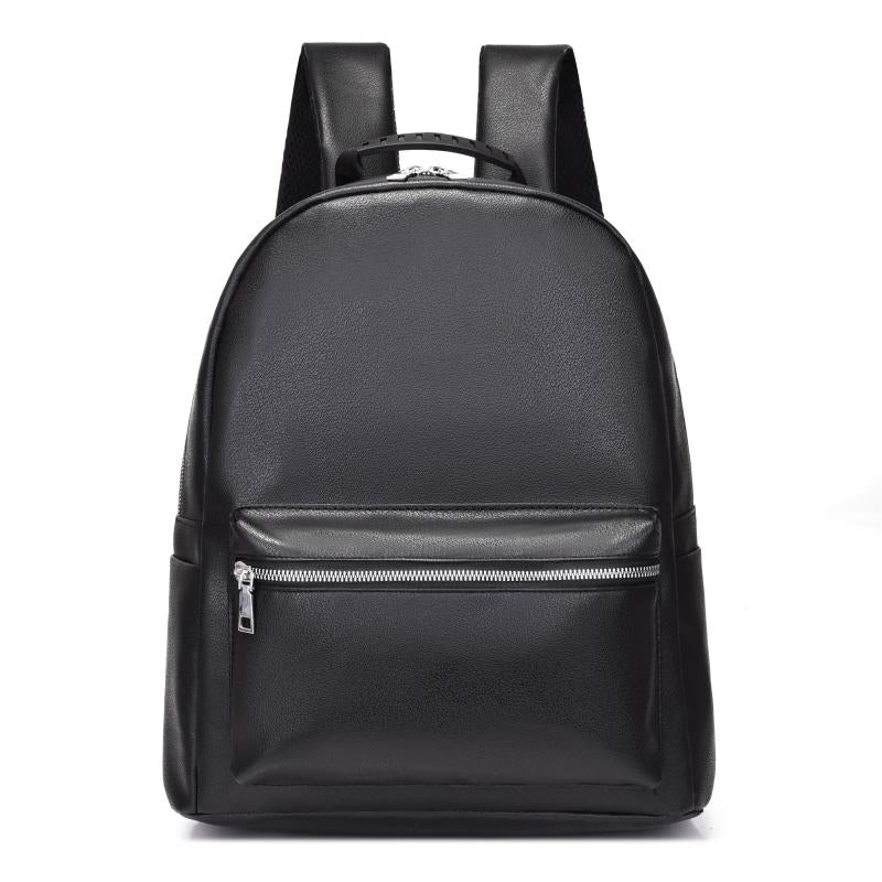 Men's Casual Flower Pattern Leather Backpack School Bag Laptop