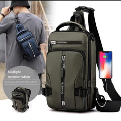 Men's Waterproof Shoulder Messenger Bag