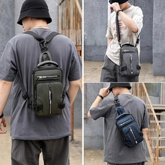 Men's Waterproof Shoulder Messenger Bag