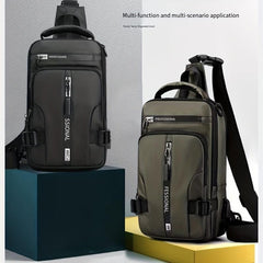 Men's Waterproof Shoulder Messenger Bag