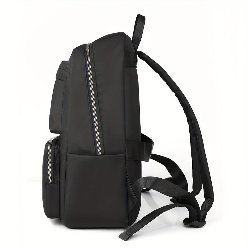 Casual Travel Backpack Women's Bag Solid Versatile Students Commuter Bag