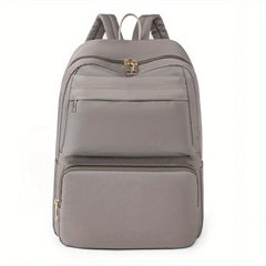 Casual Travel Backpack Women's Bag Solid Versatile Students Commuter Bag