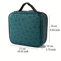 Waterproof Rhombus Toiletry Bag Portable Large Capacity Cosmetics Bag