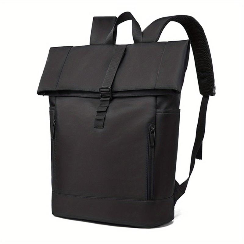Men's Large Capacity Roll Cover Backpack