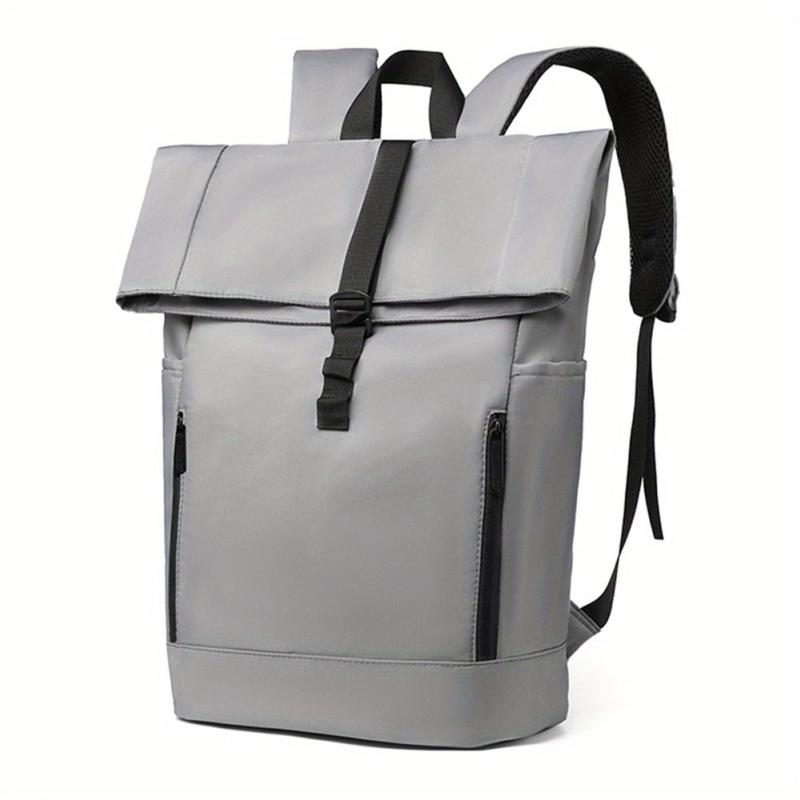 Men's Large Capacity Roll Cover Backpack