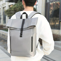 Men's Large Capacity Roll Cover Backpack