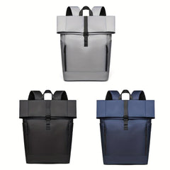 Men's Large Capacity Roll Cover Backpack