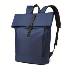 Men's Large Capacity Roll Cover Backpack