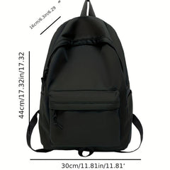Solid Backpack High School Student Backpack College Student Backpack
