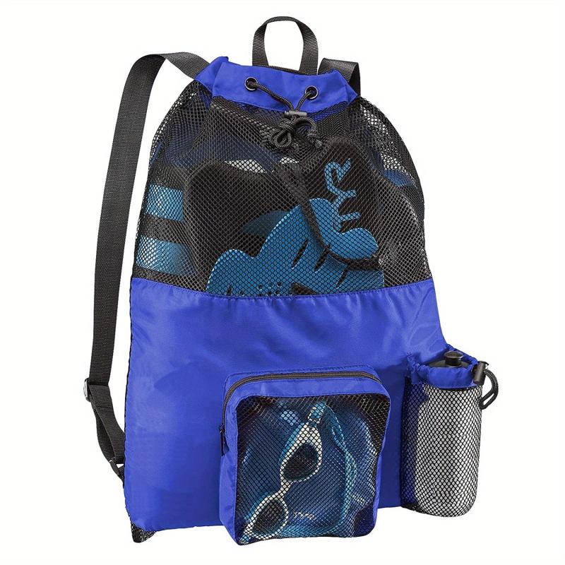 Large Mesh Swimming Bag Pool Beach Backpack