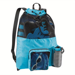 Large Mesh Swimming Bag Pool Beach Backpack