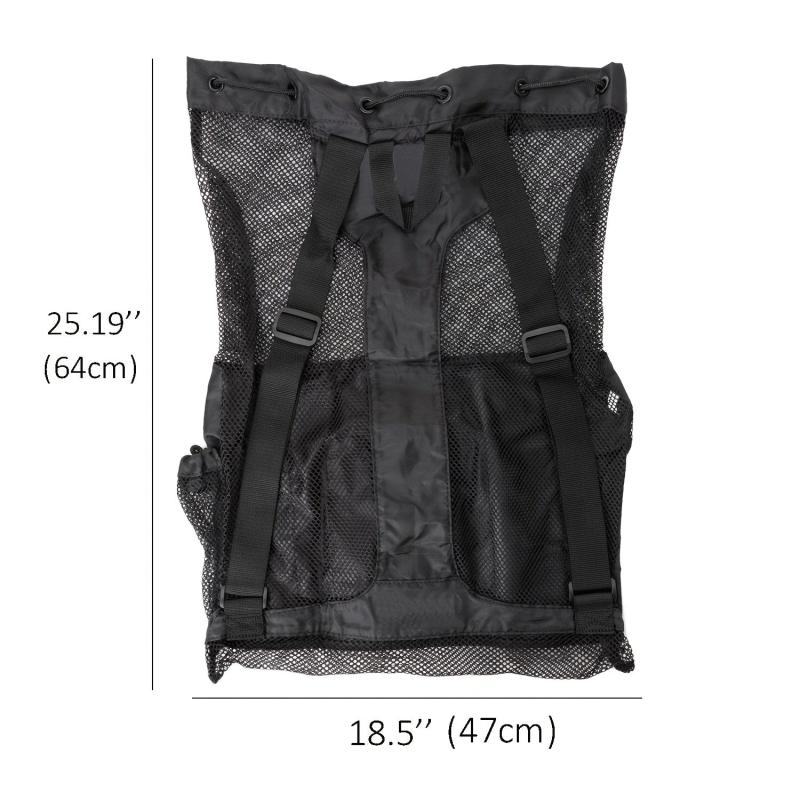 Large Mesh Swimming Bag Pool Beach Backpack