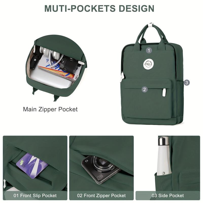 Solid Spine Protection Backpack for Men Women Business School Travel