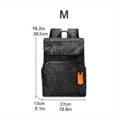 Waterproof Oxford Cloth 14" Laptop Backpack USB Port Outdoor Travel Bag