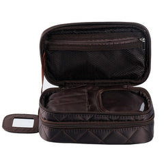 Waterproof Double Layer Travel Makeup Bag Toiletry Pouch