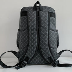 Leather Travel Backpack Laptop Bag for School College Student