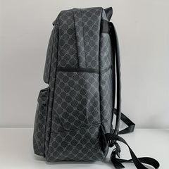 Leather Travel Backpack Laptop Bag for School College Student